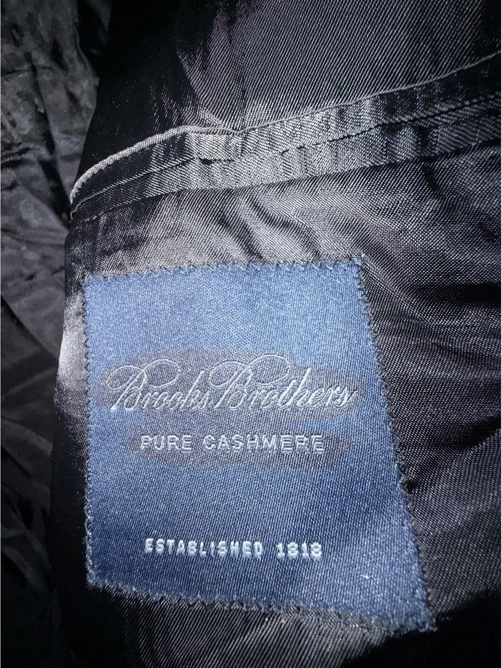 Brooks Brothers Pure Cashmere Gray Blazer Jacket